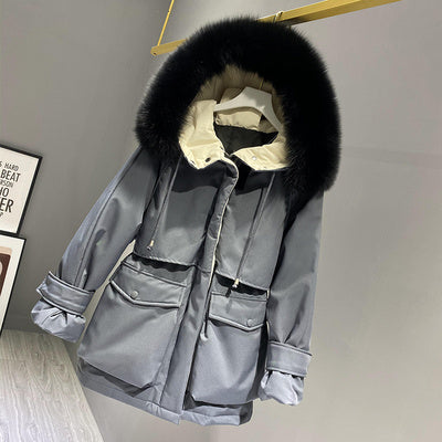 Fashion Hooded Faux