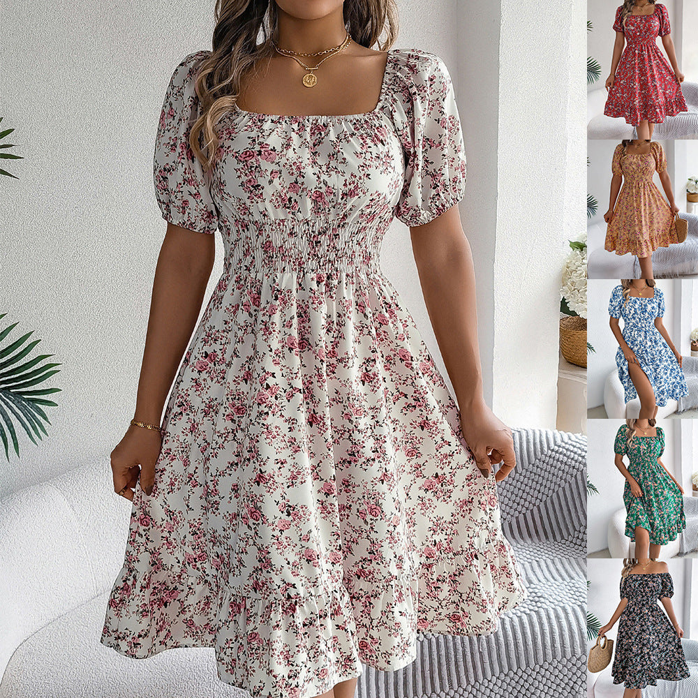 Floral Square Collar